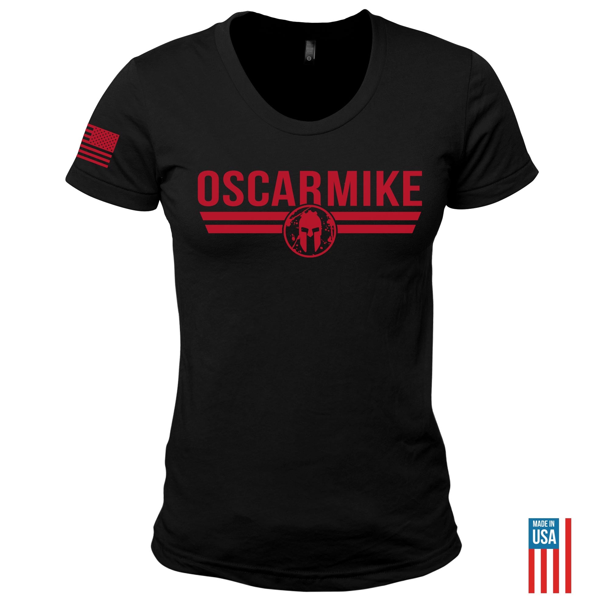 Women's OM Spartan Tee T-Shirt from Oscar Mike Apparel