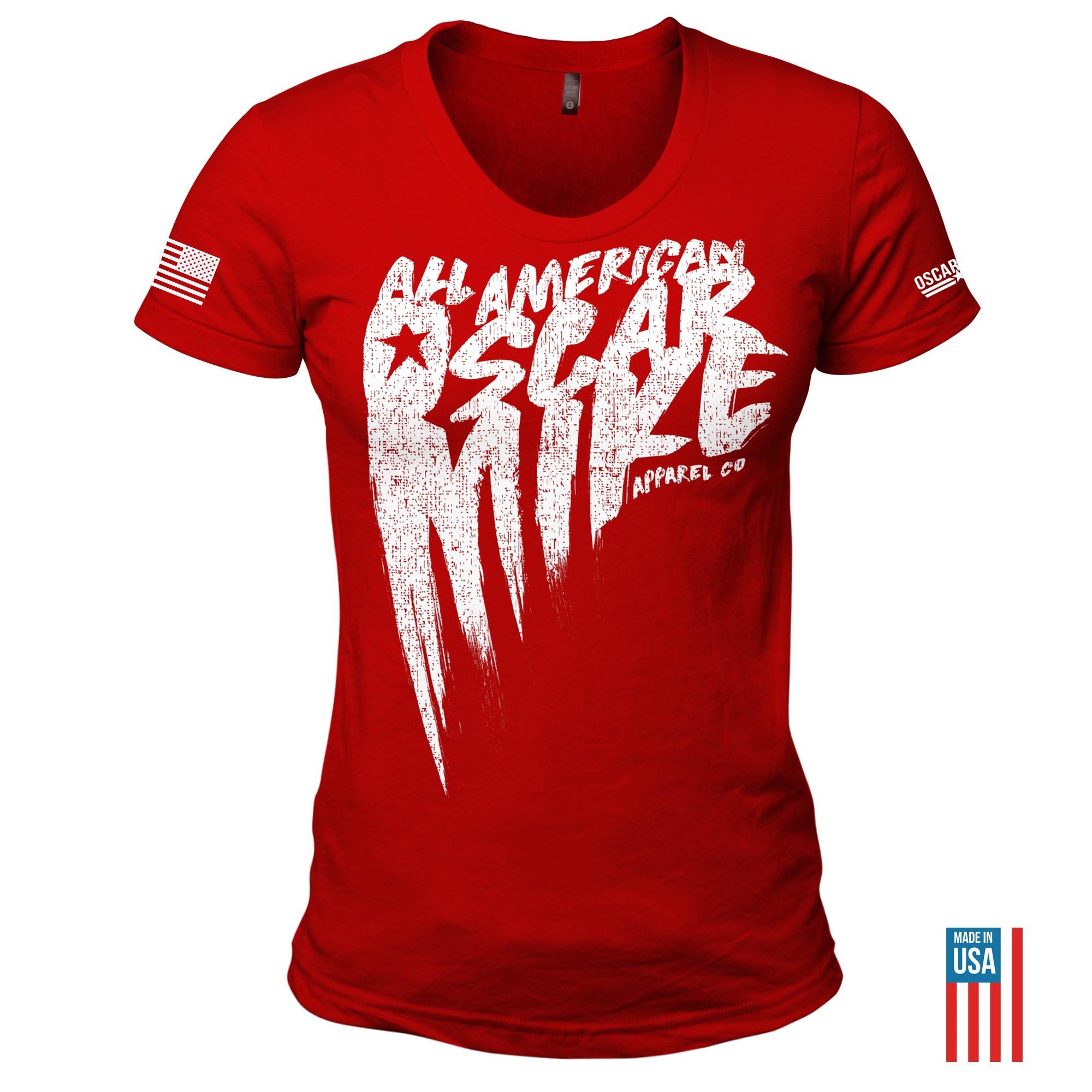 Women's All American Tee T-Shirt from Oscar Mike Apparel