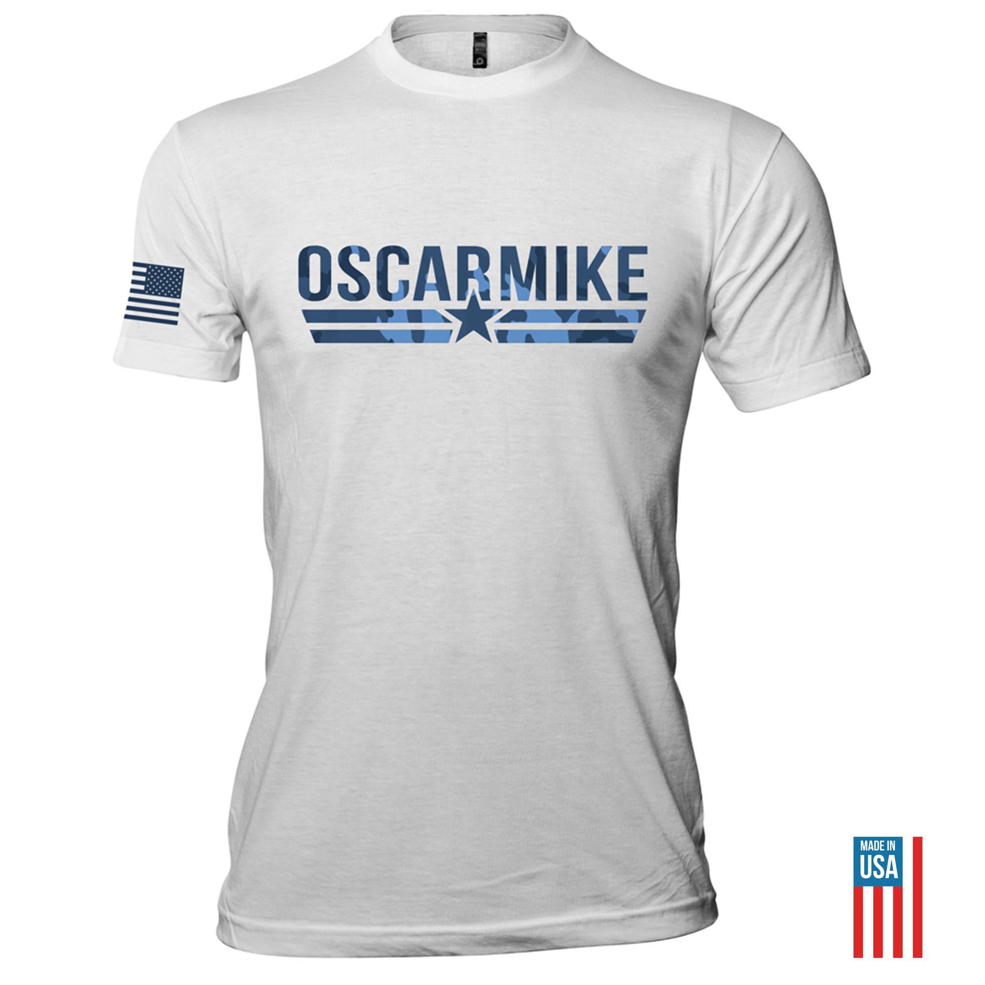 Arctic Camo Logo Tee T-Shirt from Oscar Mike Apparel