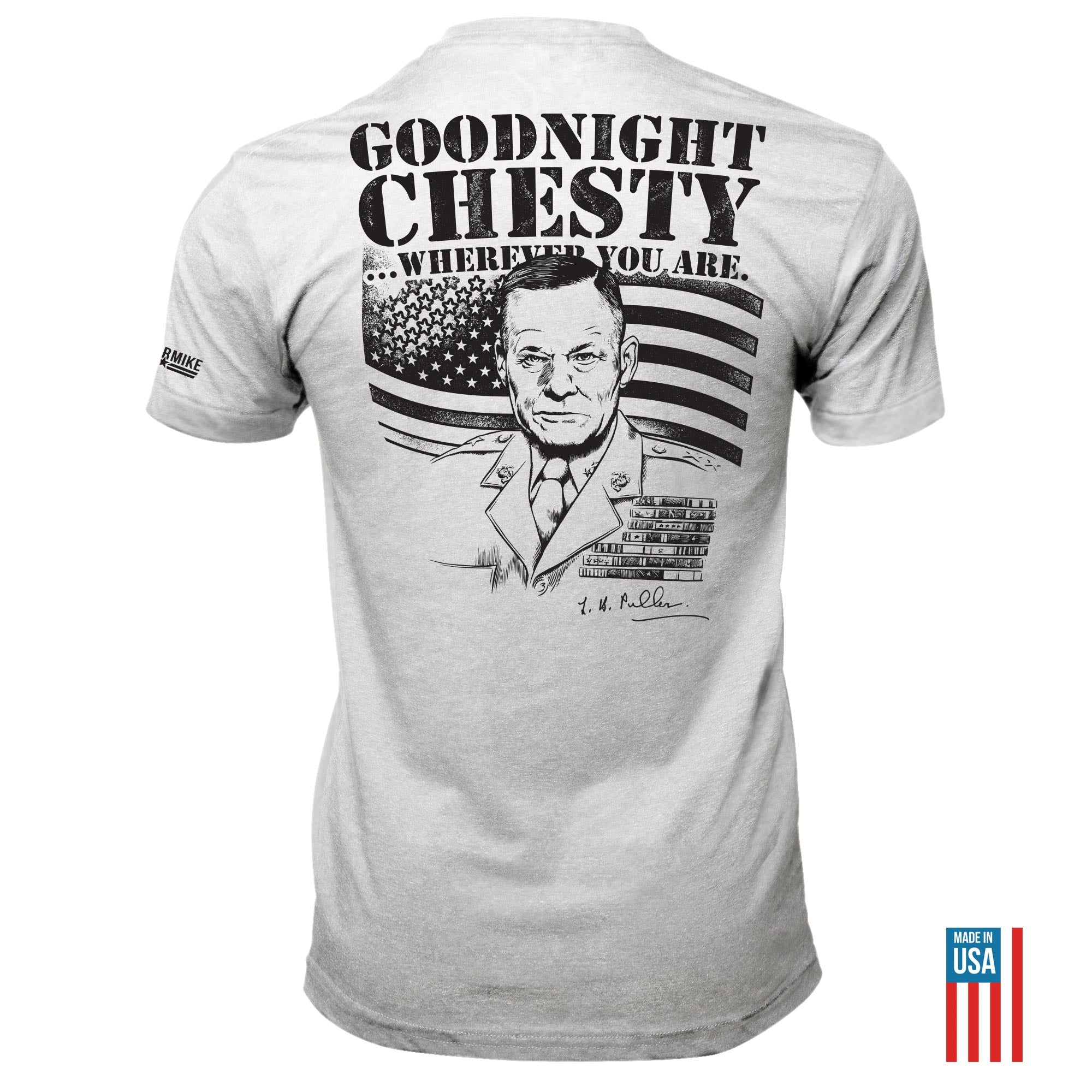 Goodnight Chesty Tee T-Shirt from Oscar Mike Apparel