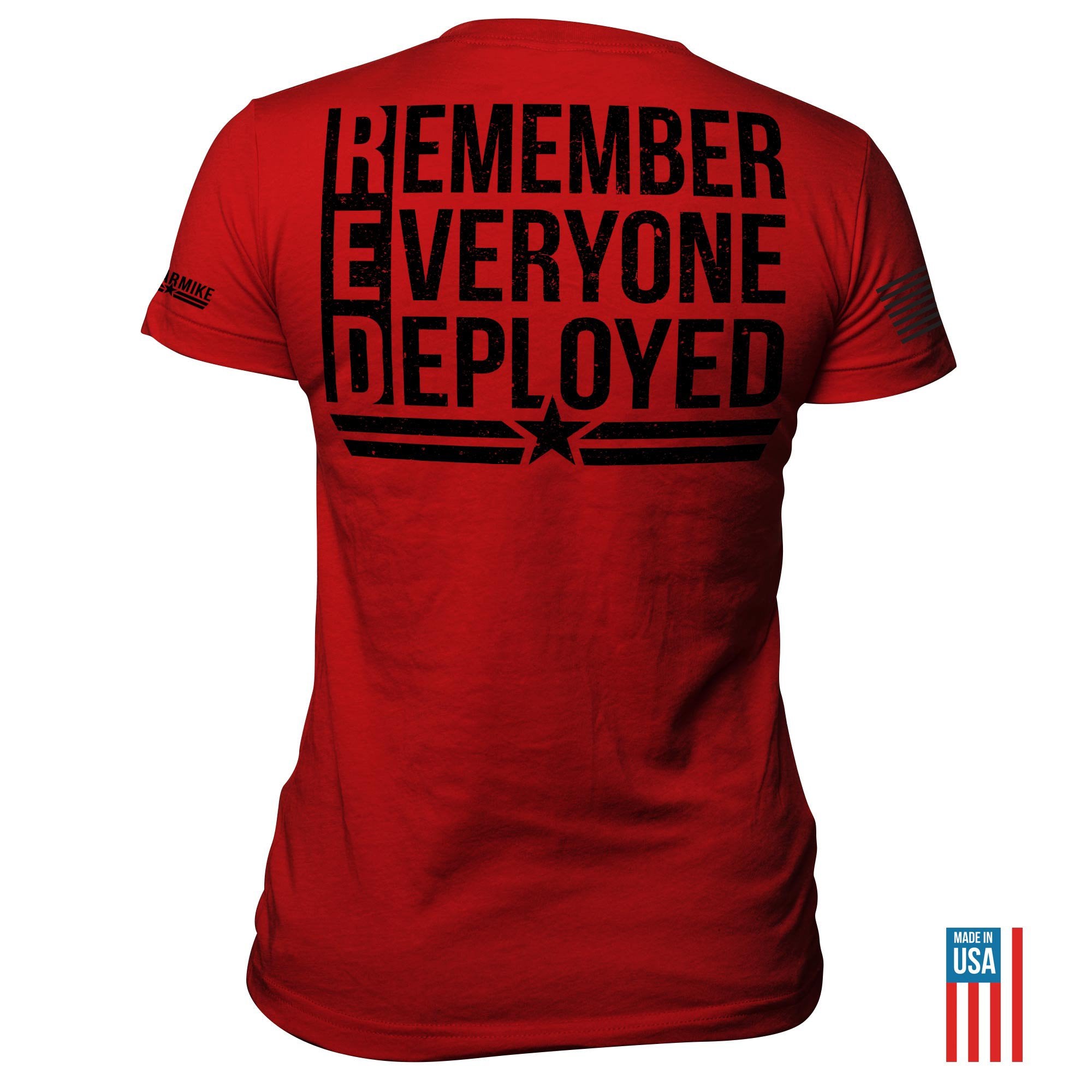 Women's Remember Everyone Deployed Tee T-Shirt from Oscar Mike Apparel