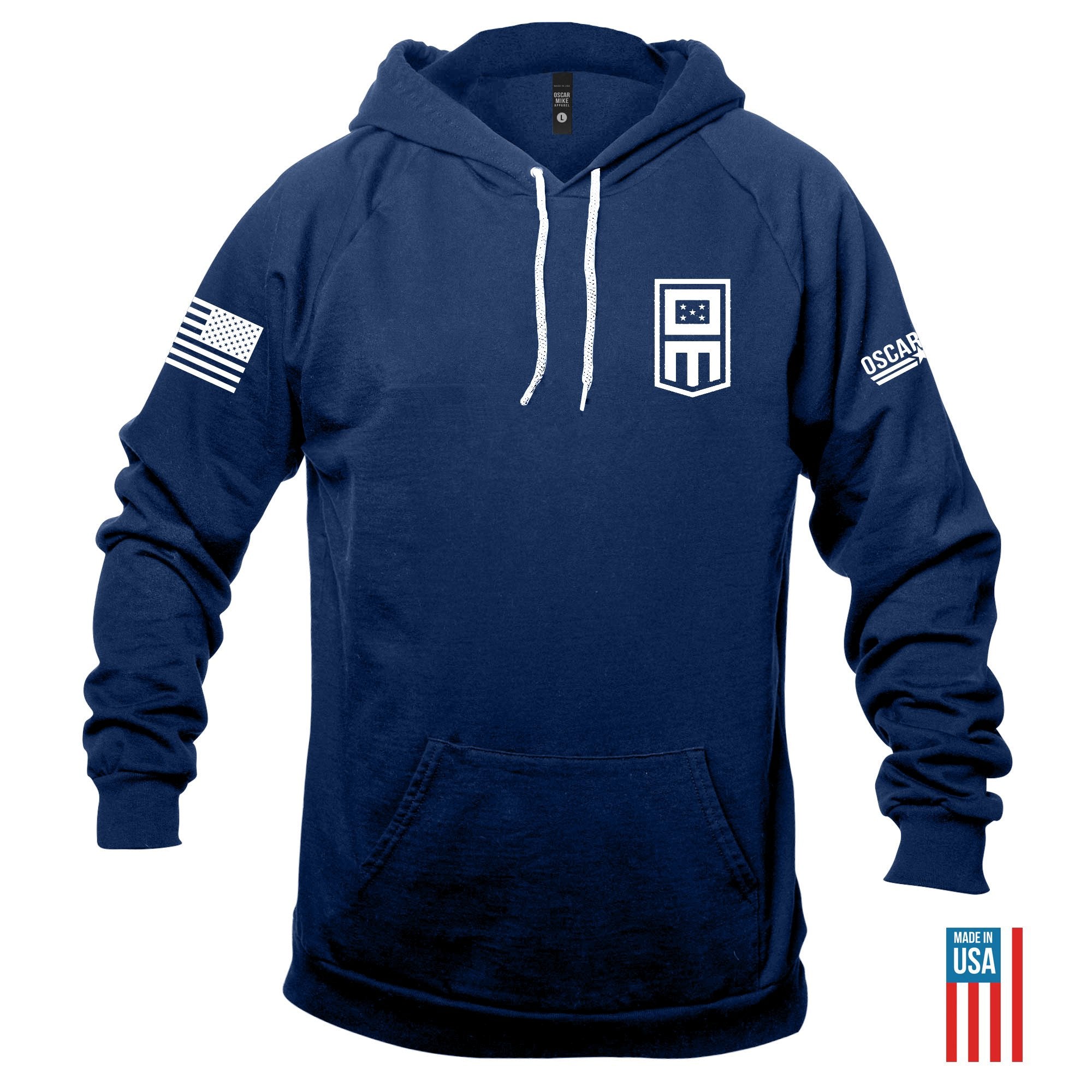 Stacked Logo Pullover Hoodie