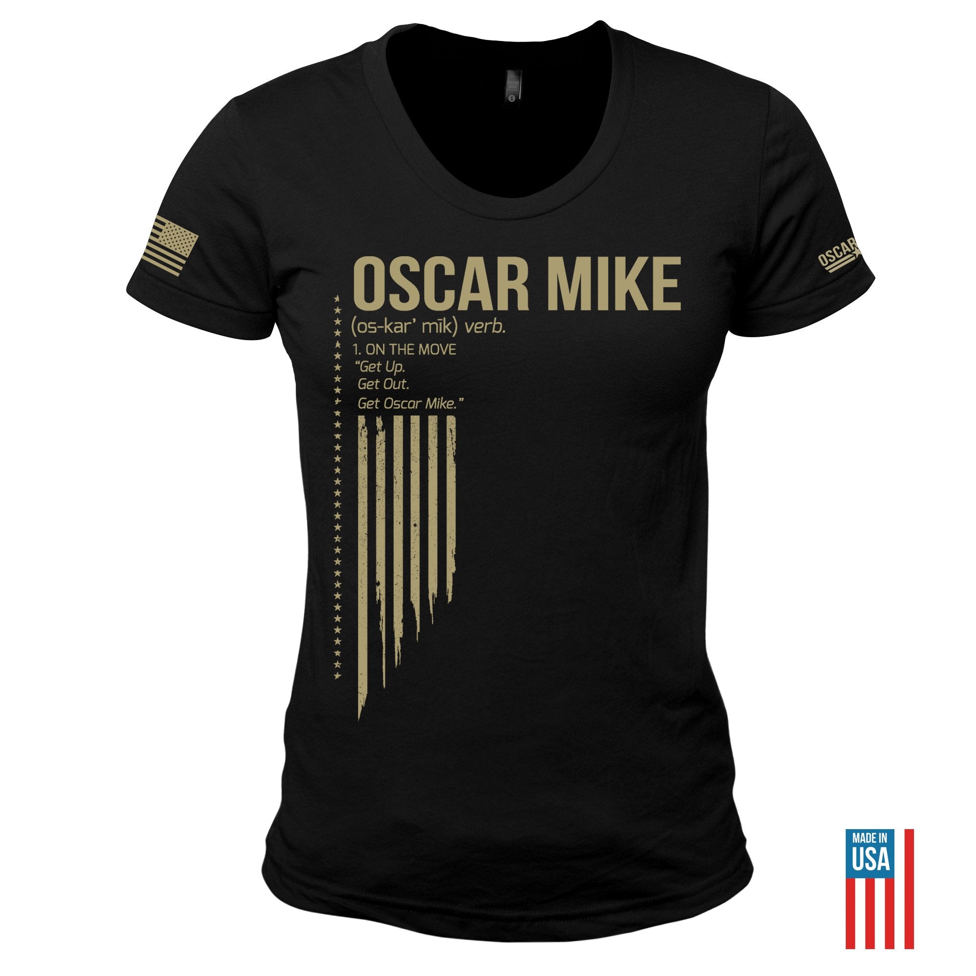 Women's OM Definition T-Shirt from Oscar Mike Apparel