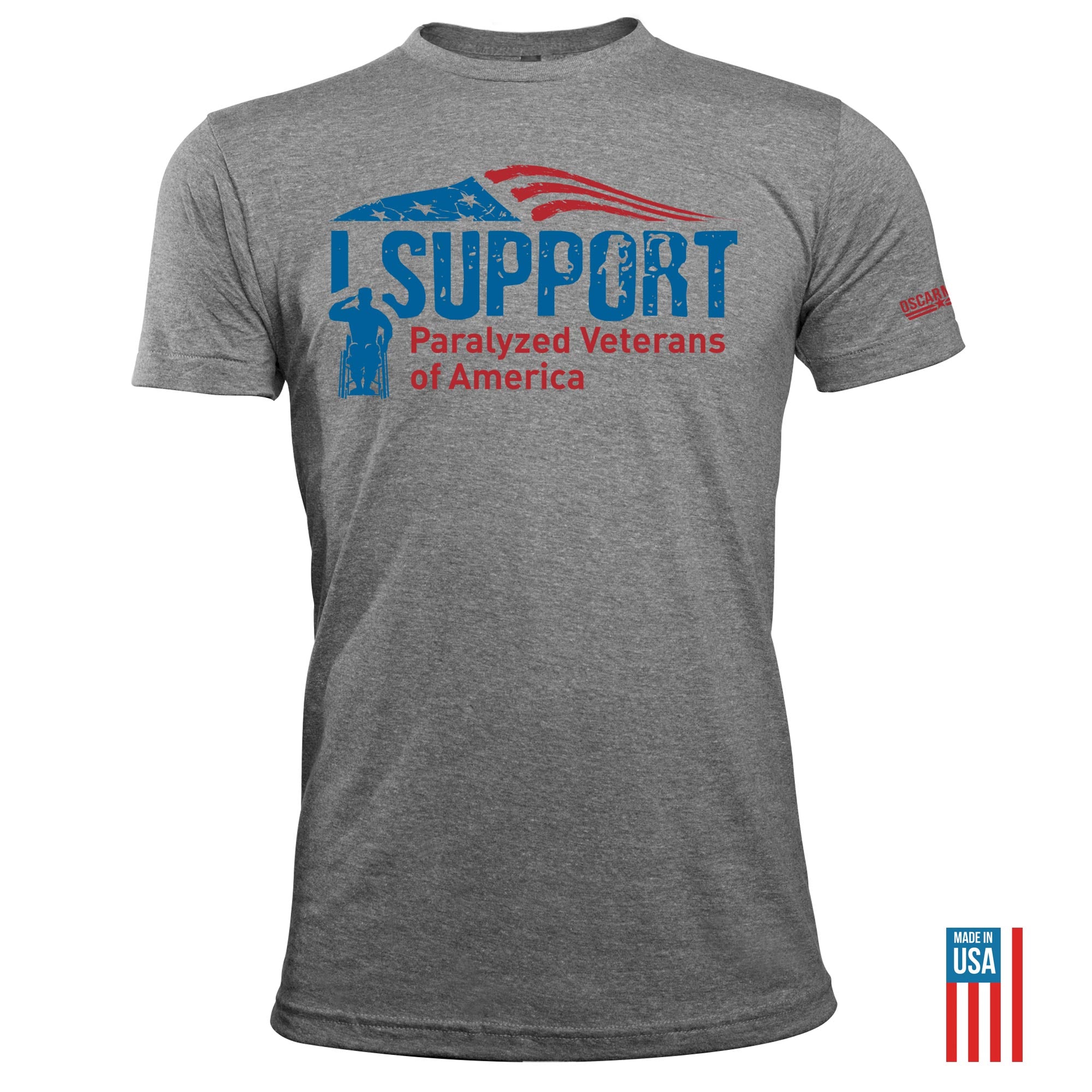 PVA I Support Tee T-Shirt from Oscar Mike Apparel