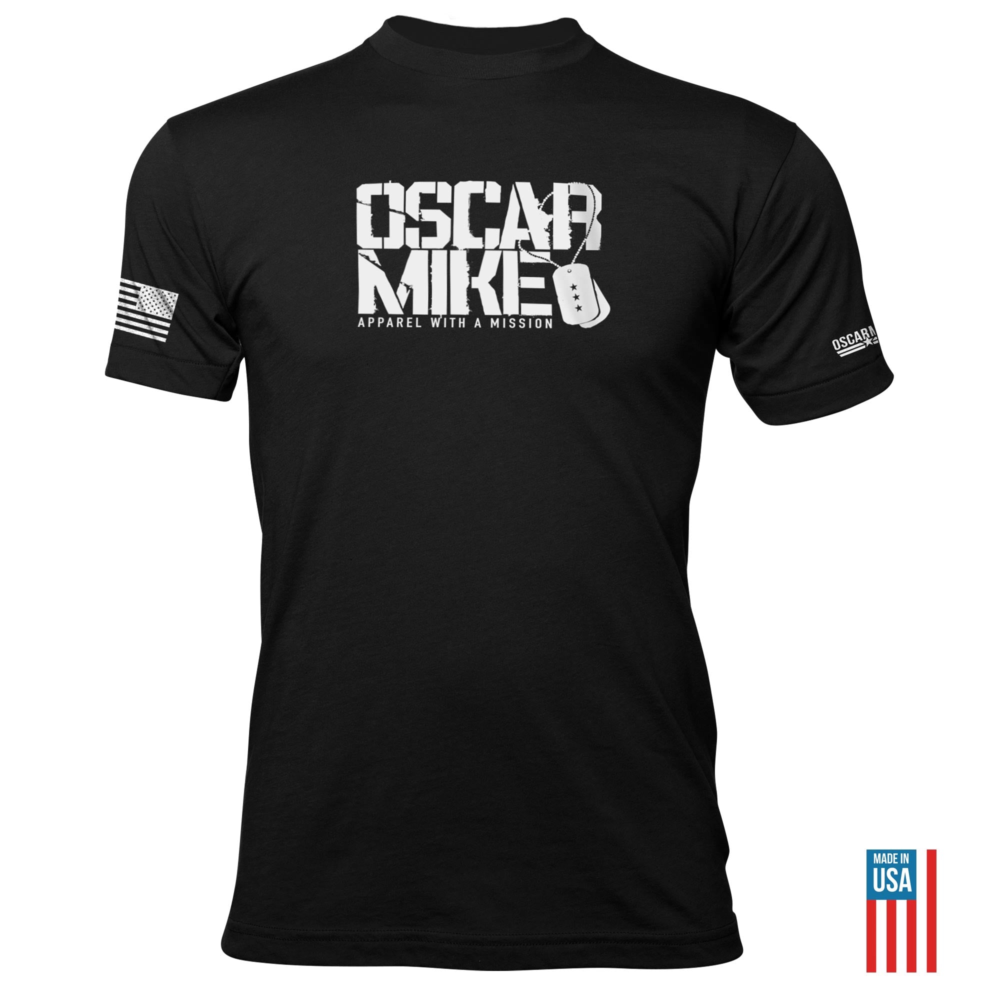 Dog Tags Tee T-Shirt from Oscar Mike Apparel